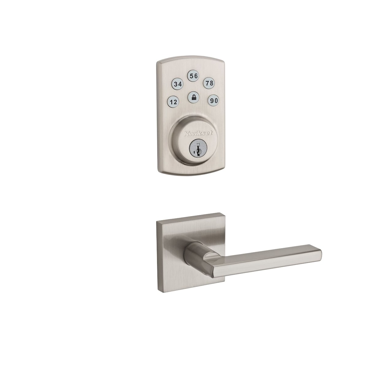 Kwikset 720HFLSQT907215S Halifax Passage Lever and 907