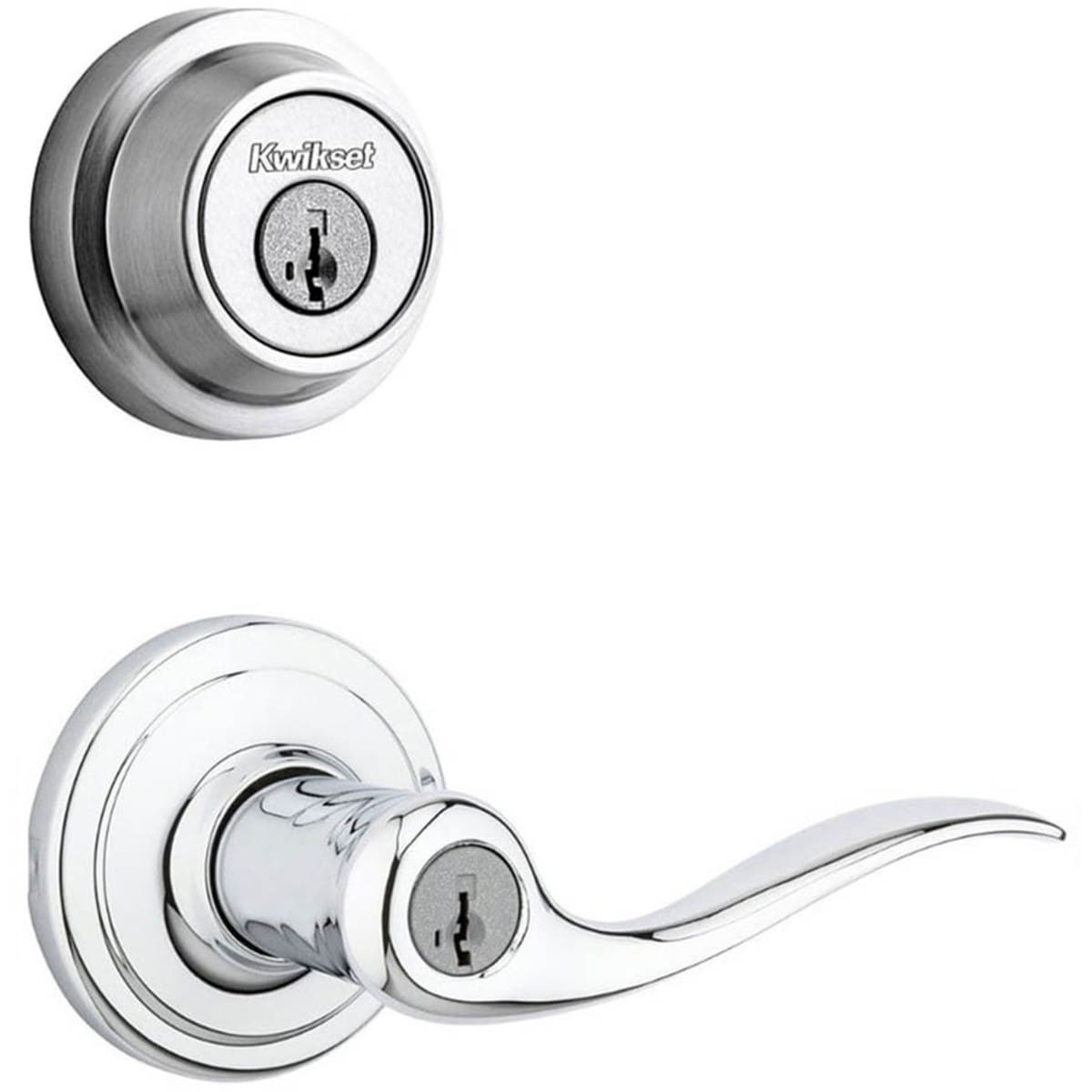 Kwikset 740TNL660CRR26S Tustin (Round Rosette) Lever and