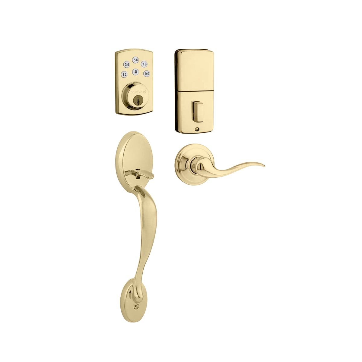 Kwikset 815CETNLRH90723S 907 Powerbolt Right Handed