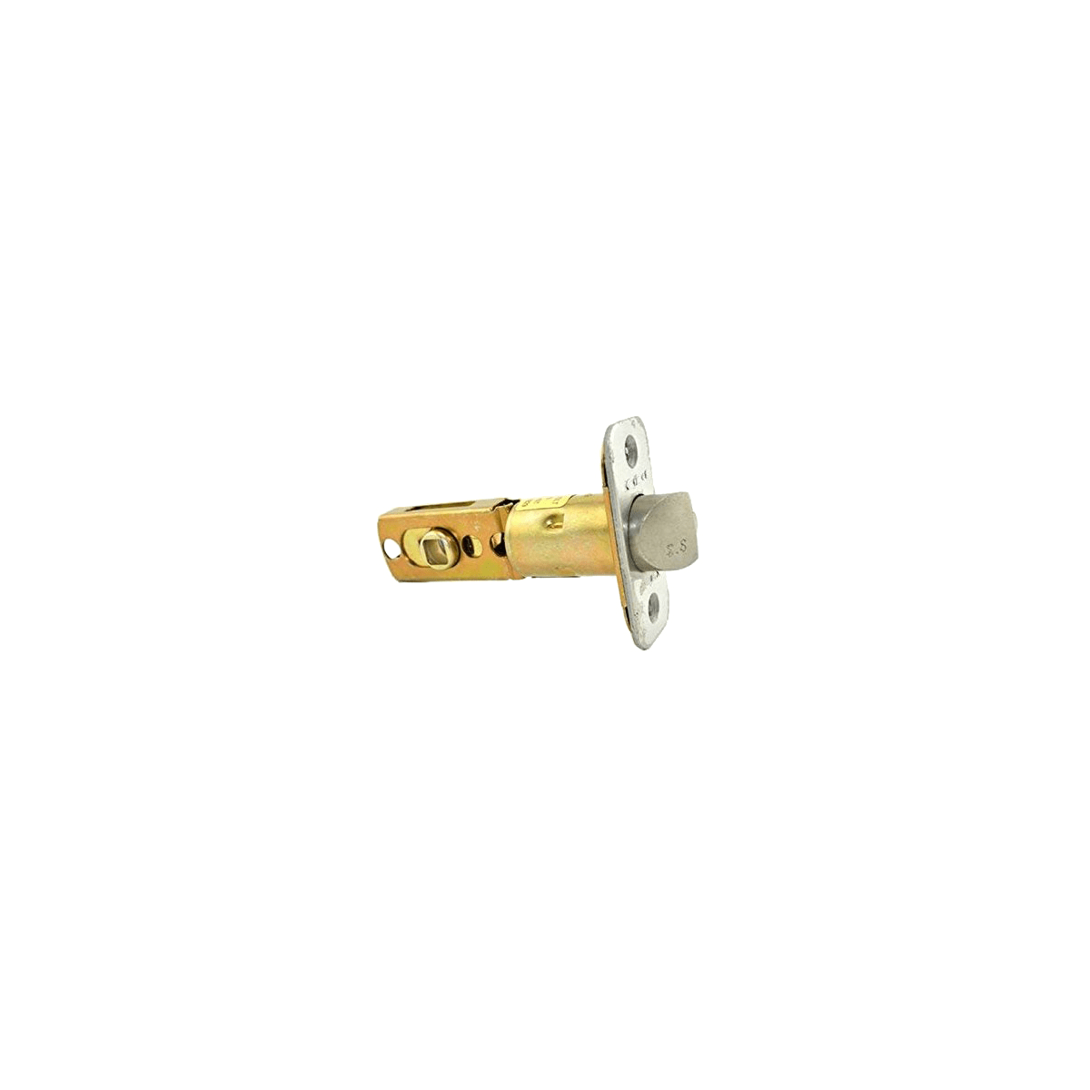 Kwikset Adjustable Lip Strike Plate Round Corner, 2-1/4