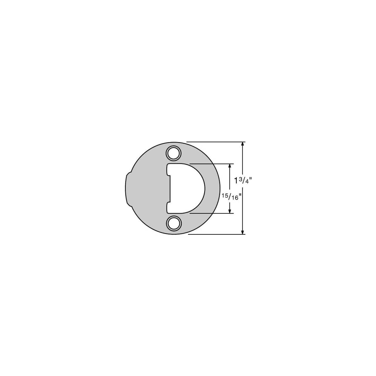 Ringo  Amazon.com: Kwikset 83929-26 Full Round Strike Bright Chrome