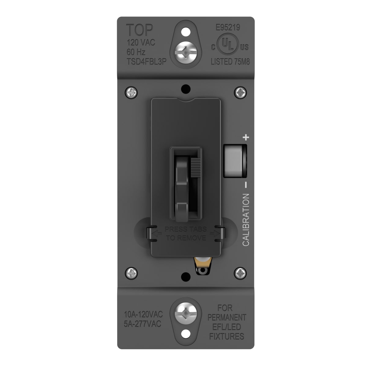 120 VAC 2.5 A Maestro Dual LED+ Control Dimmer/Timer, 75 W, White, image size:1200x1200