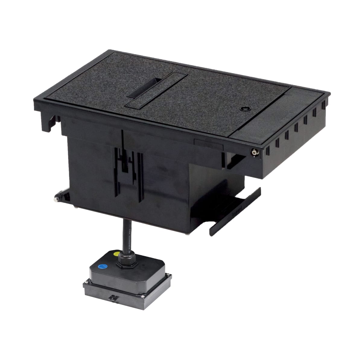 Legrand XB814C520BK Wiremold 2-Gang Outdoor Ground Box with 20A