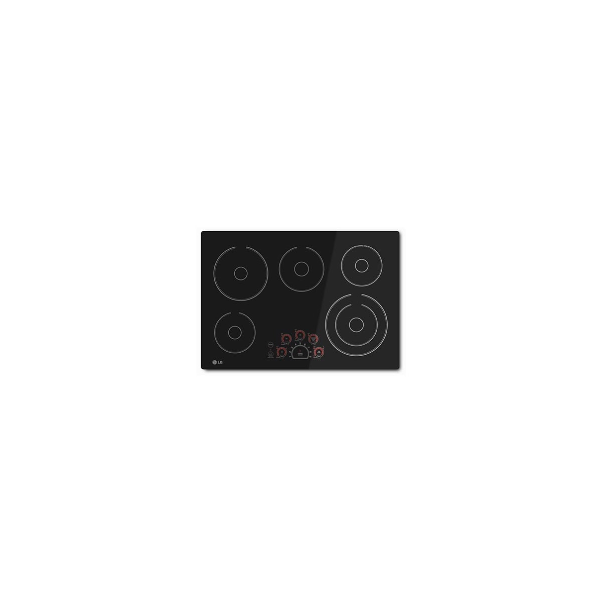 LG LCE3010SB 30" Radiant Cooktop with Smoothtouch™