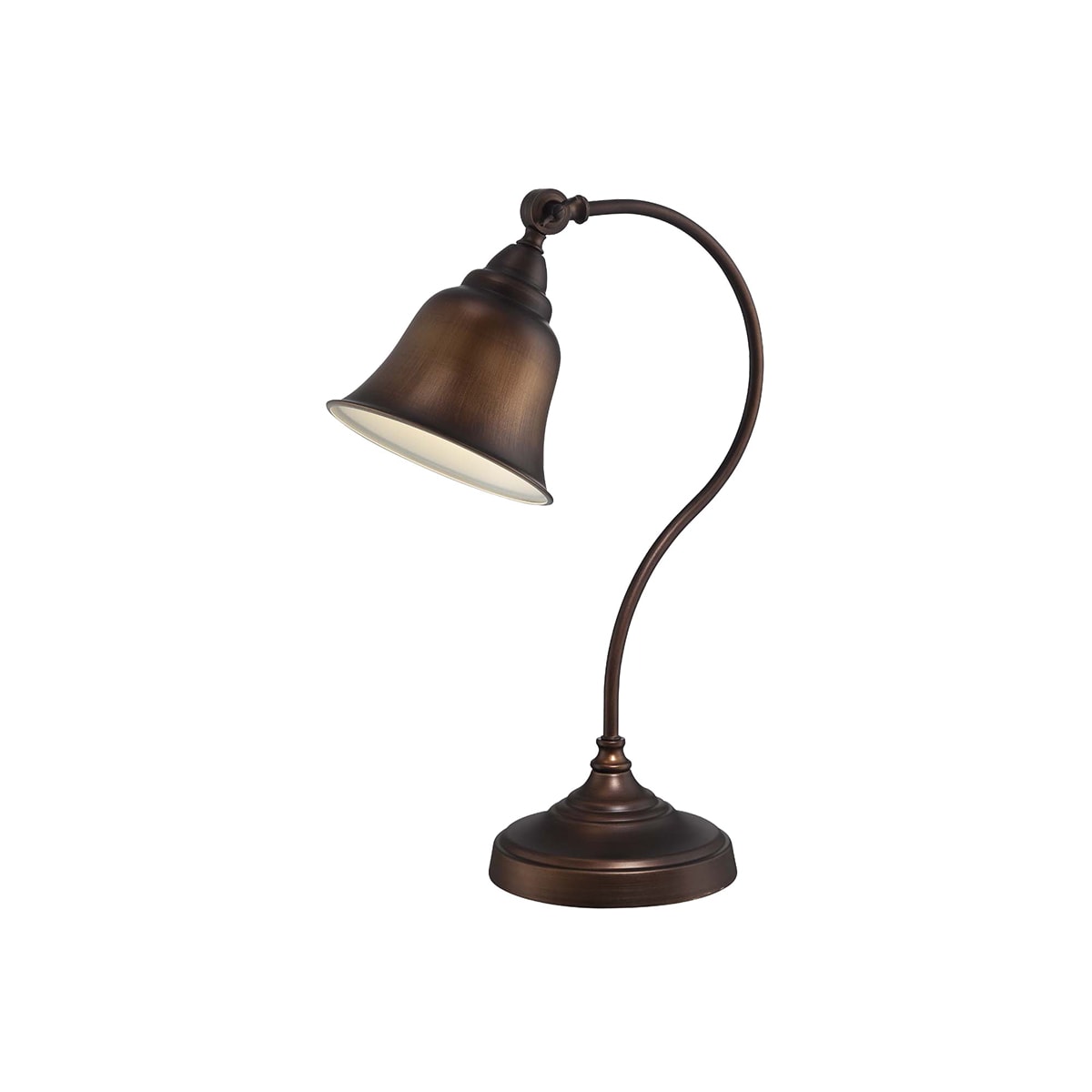 Ls 22580 Gianna 1 Light Arc Table, Copper Arc Table Lamp