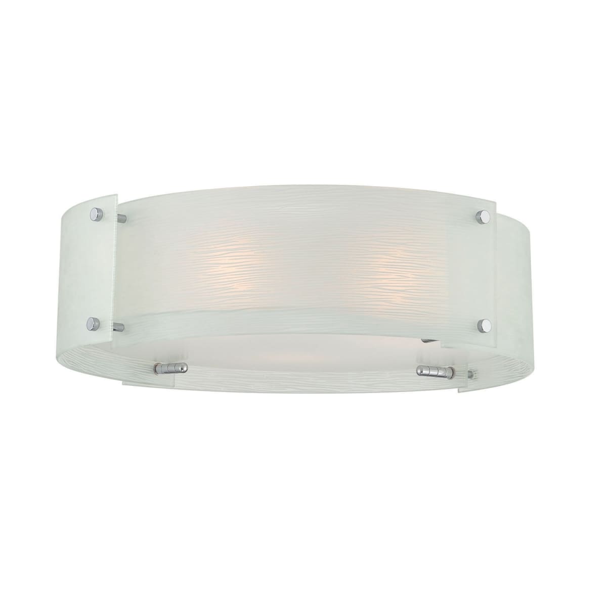 Lite Source LS-5419C/FRO Kaelin 3 Light Flush Mount Ceiling Lite Source LS-5419C/FRO Kaelin 3 Light Flush Mount Ceiling