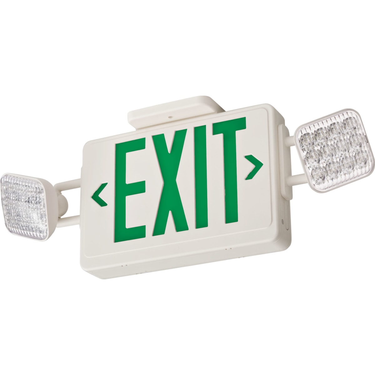 Lithonia Lighting LQM S W 3 G 120/277 El N M6 LED Emergency/Exit Sign, Green