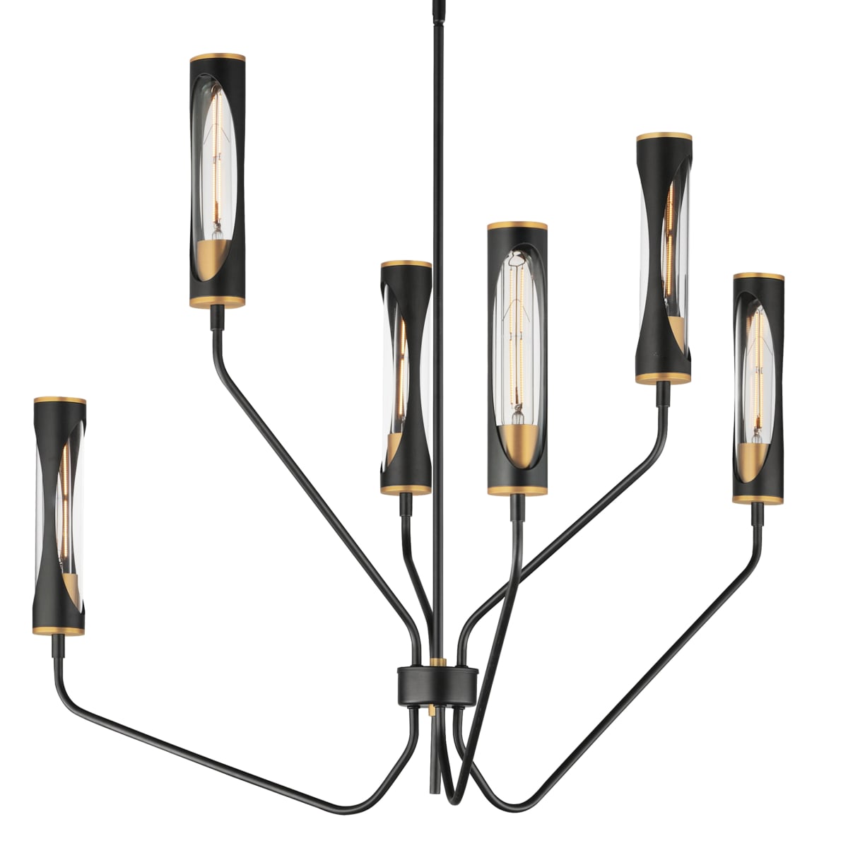 Maxim 16176CLBKAB Regent 6 Light 36