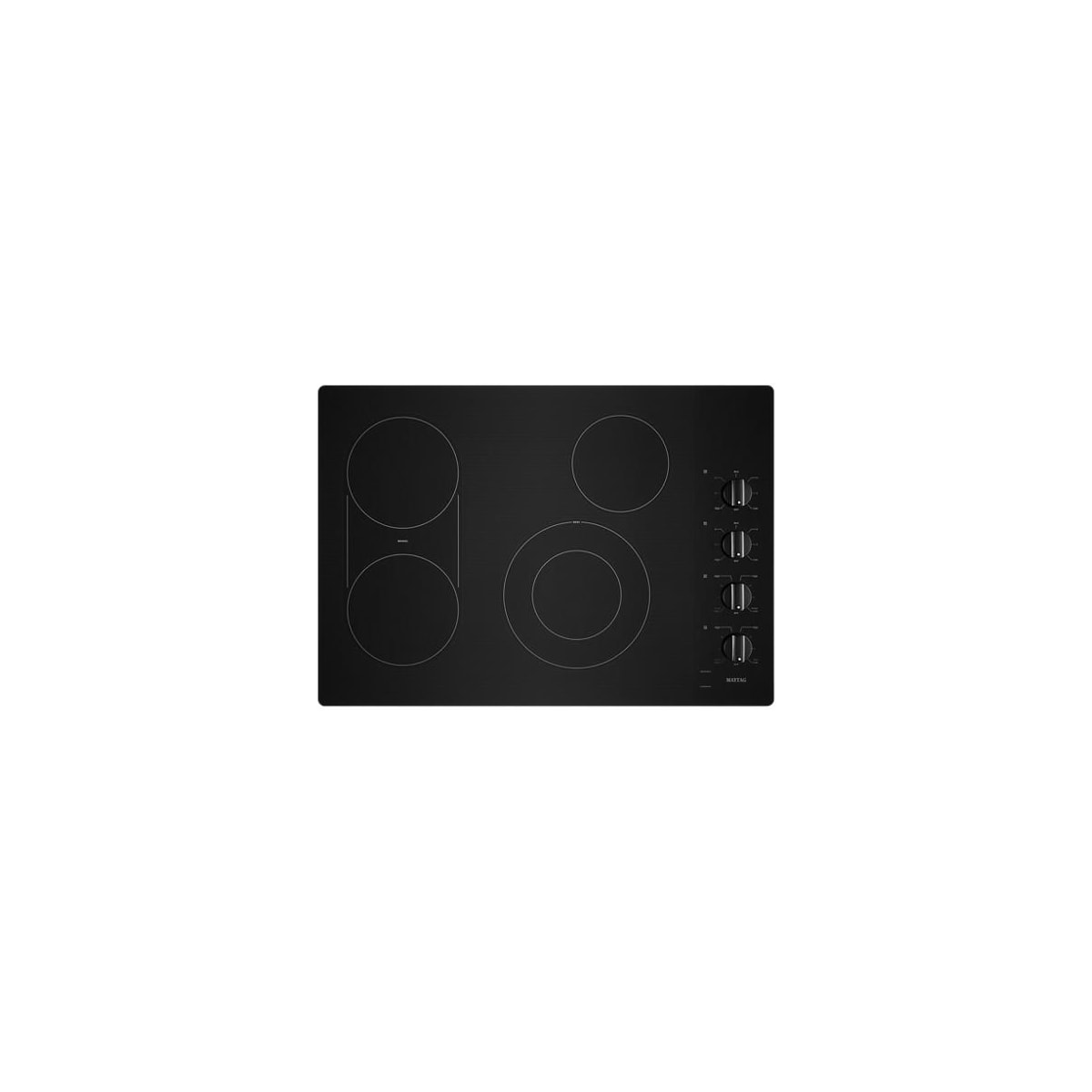 Maytag MEC8830HB 30-Inch Electric Cooktop with Reversible Grill