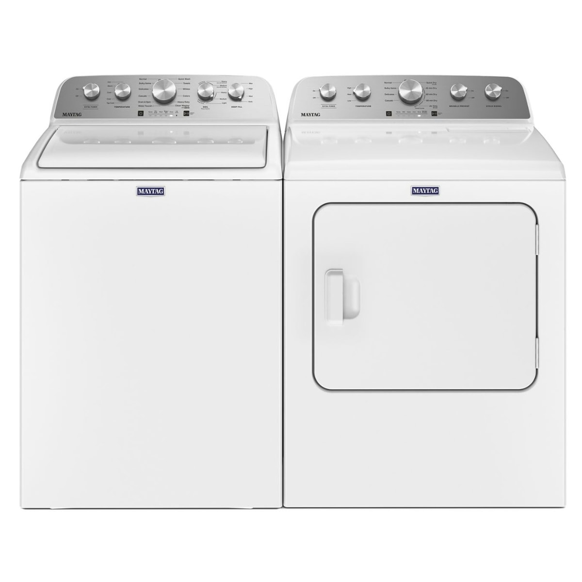 Maytag washer and dryer deals set with agitator