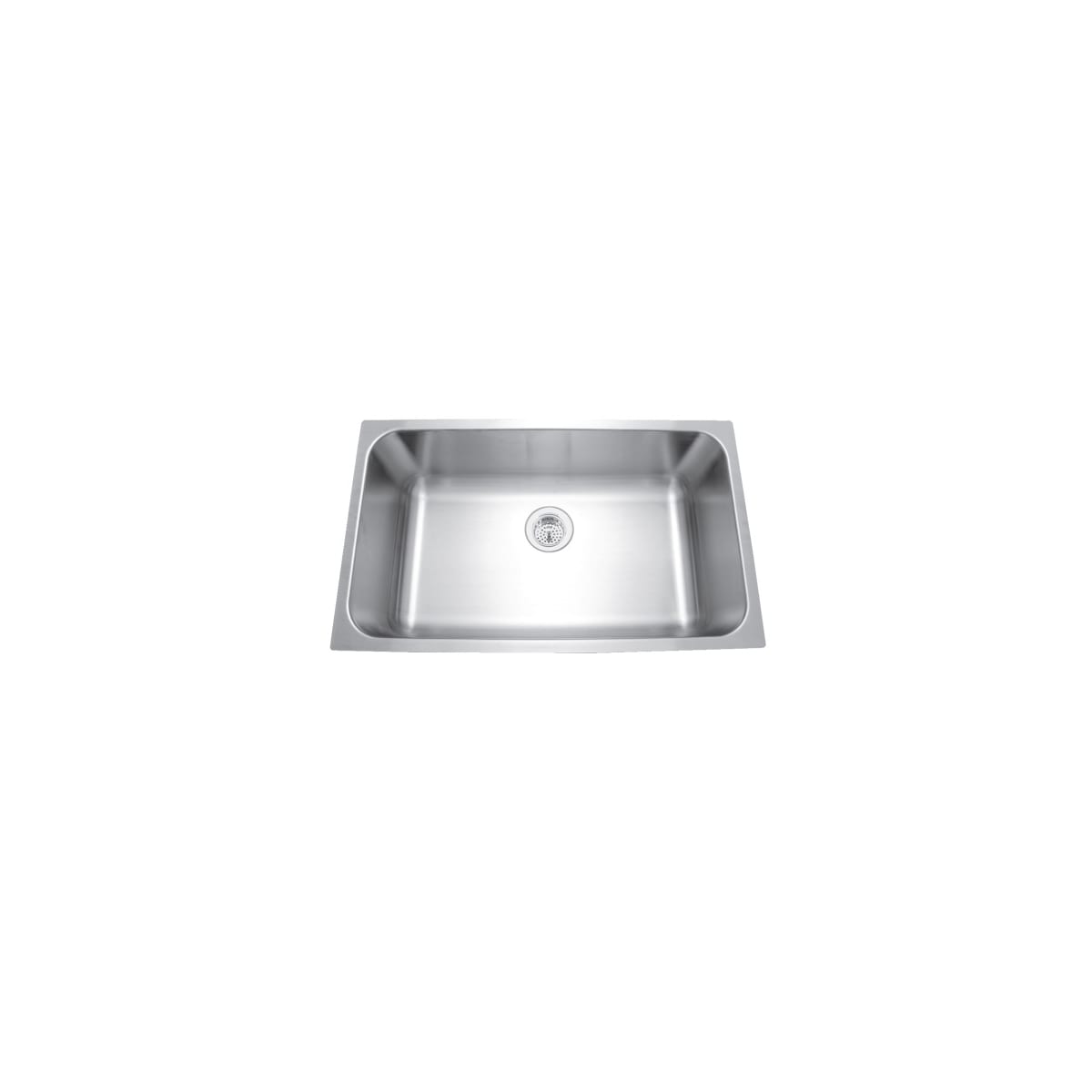 Signature Hardware 447789 Calverton 30 Drop in or Undermount Single Basin Stainless Steel Kitchen Sink