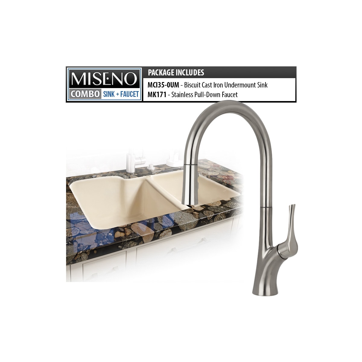 Miseno MCI35-0UM-22 / MNO171SS Kitchen Combo - | Build.com