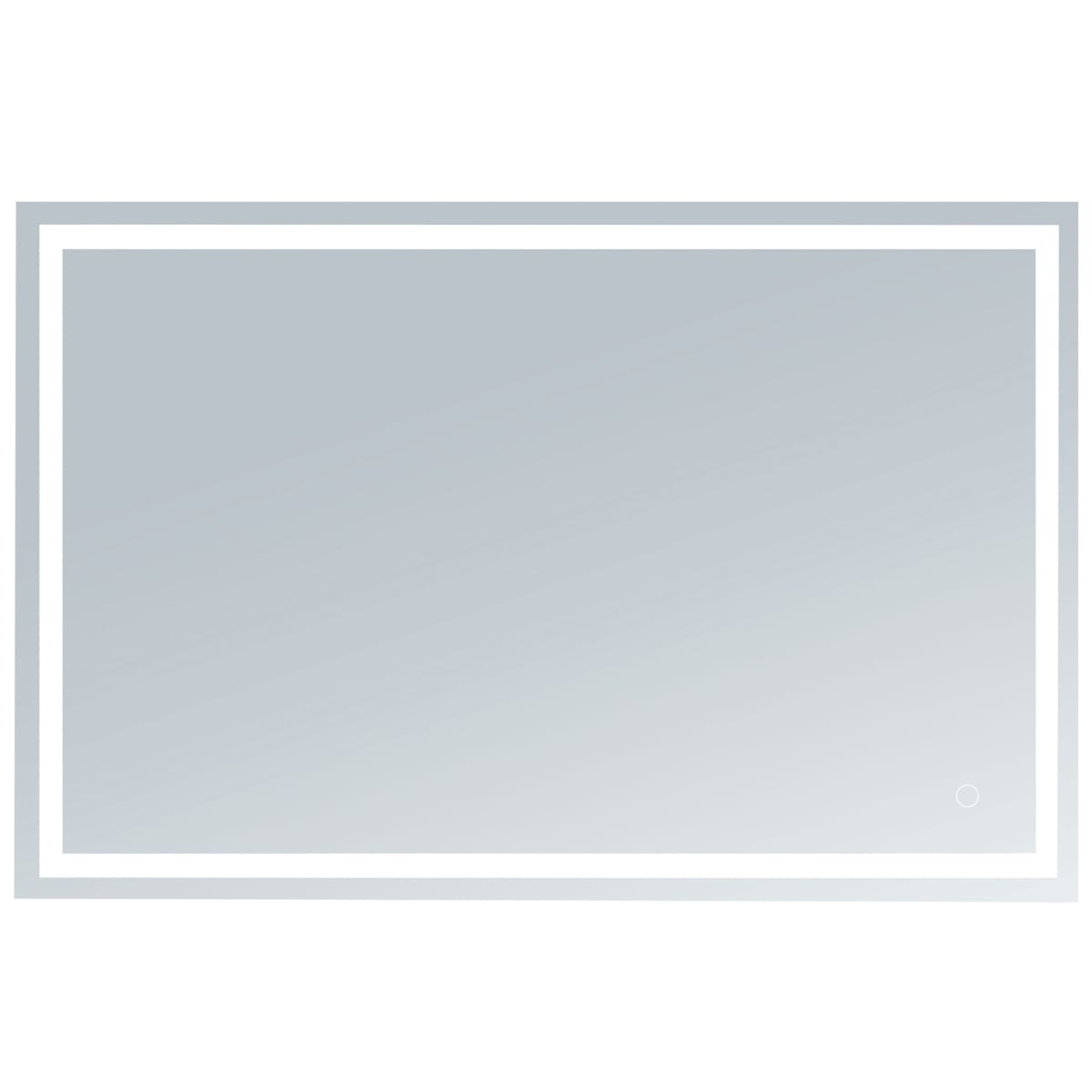 Miseno MM5636SLED 56" W X 36" H Rectangular Frameless