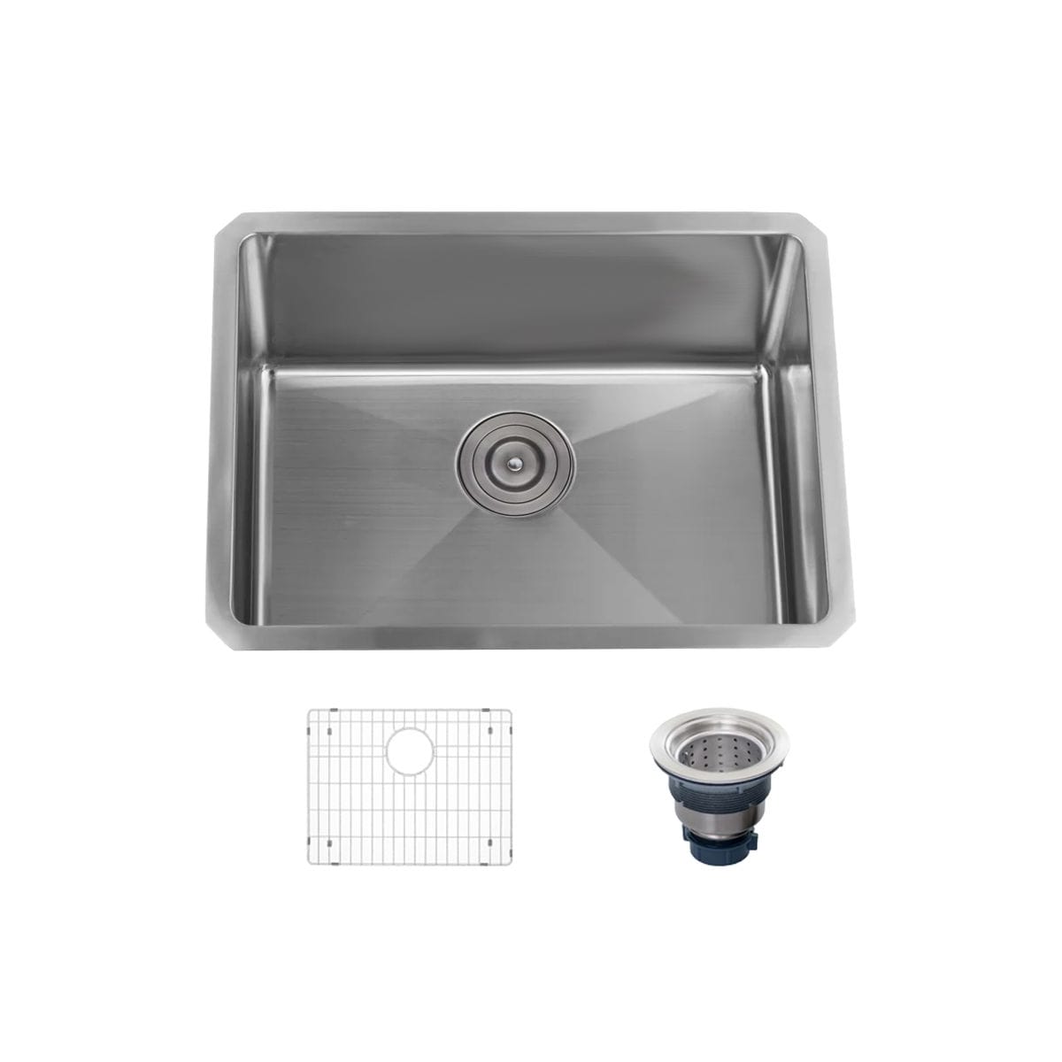 Miseno MNO162318SR 23" Undermount Single Basin