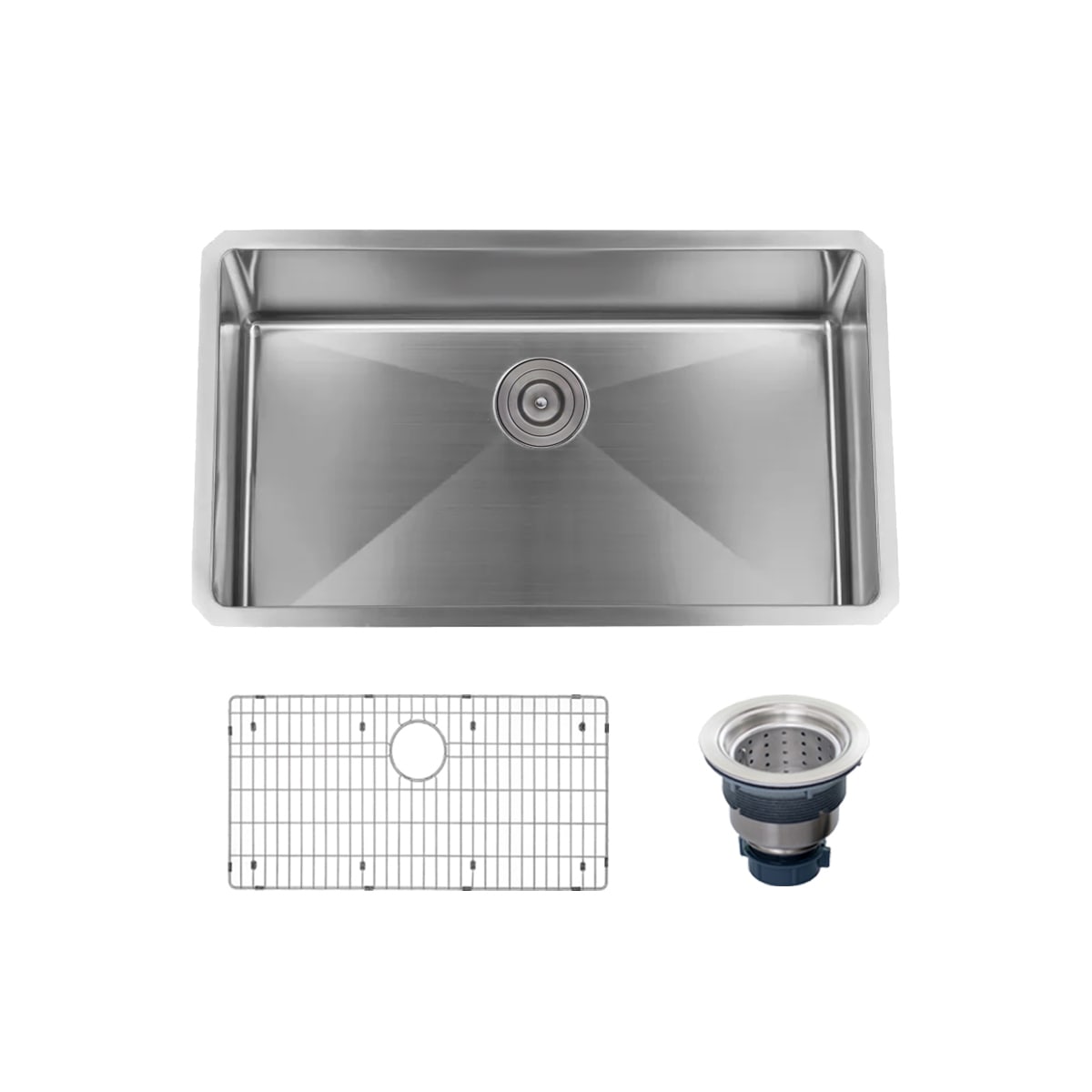 Miseno MNO163018SR 30" Undermount Single Basin