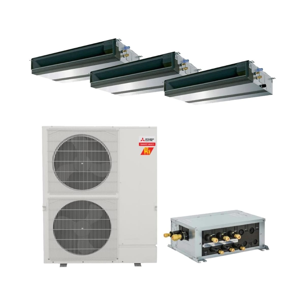 Mitsubishi MXZ-SM48NAMHZ 2-SEZ-KD12NA SEZ-KD18NA 48K BTU Cooling