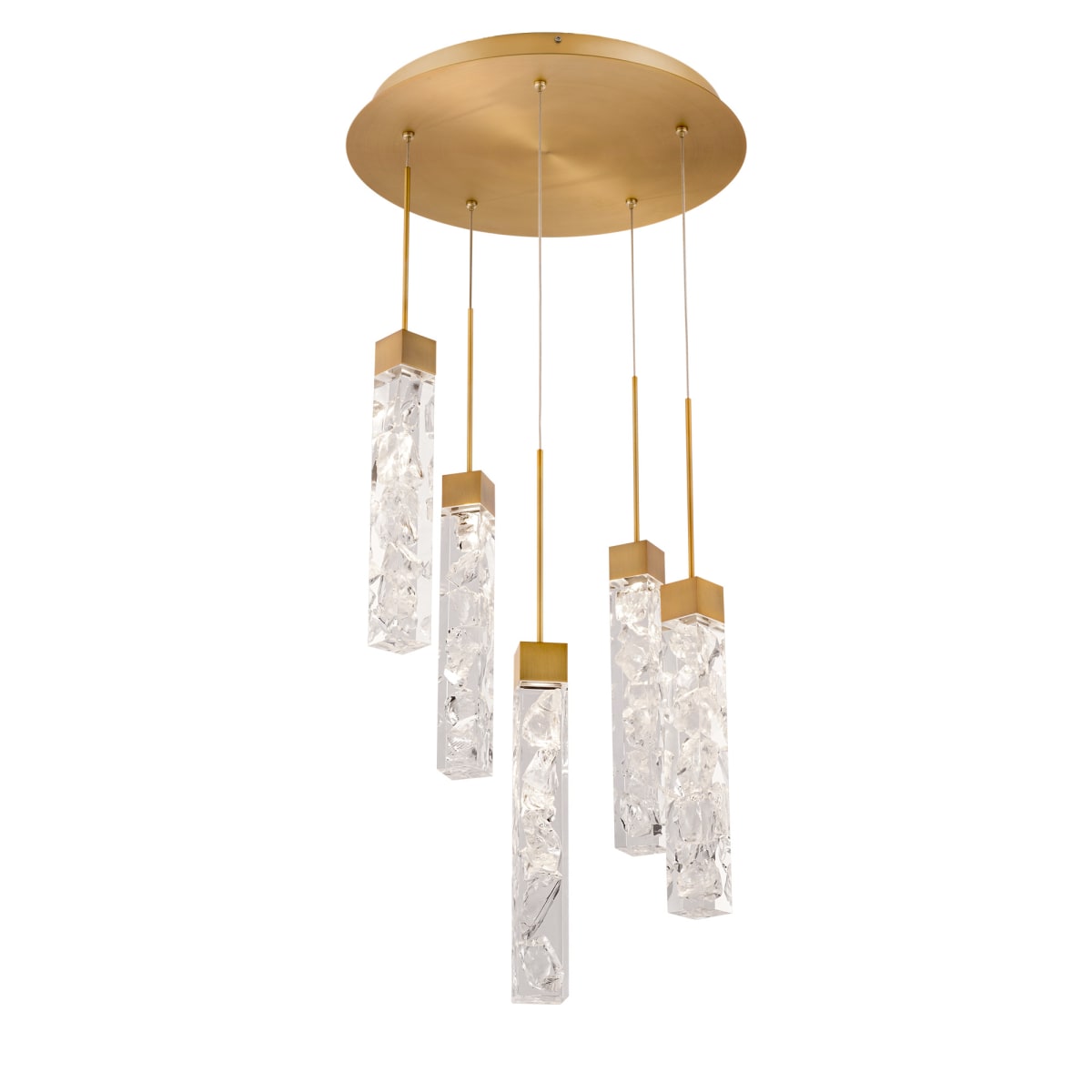 Modern Forms PD 78005R AB Minx 17 Wide 3000K LED Crystal Build