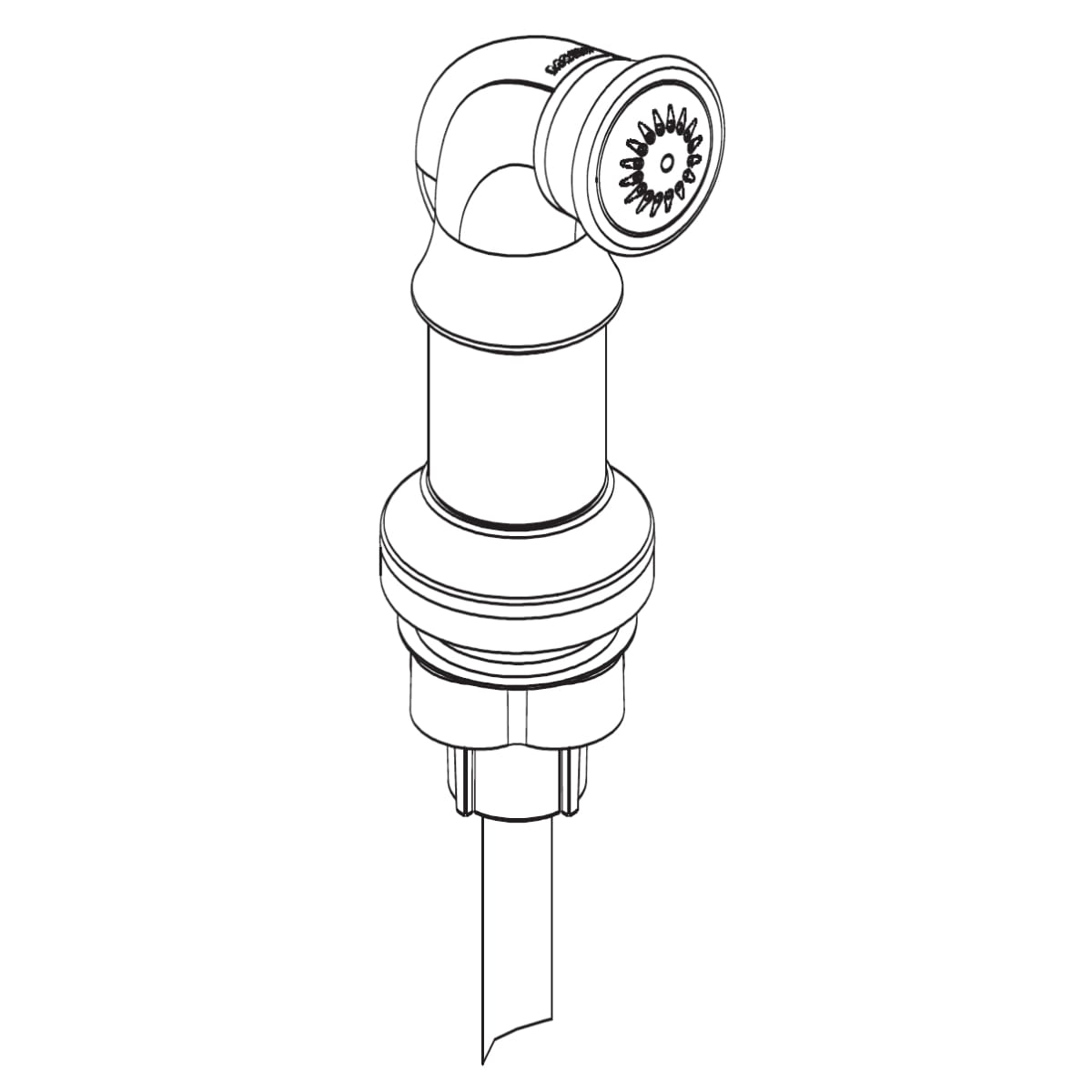 Moen 136104 Replacement Sidespray Hose Kit | Build.com