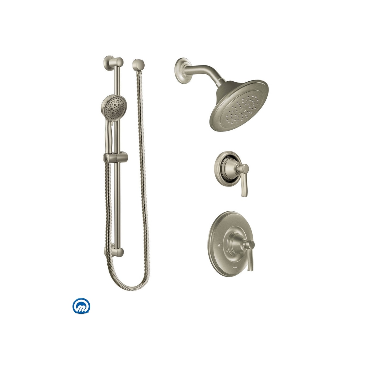 Moen 2025BN Pressure Balanced Shower System with Shower