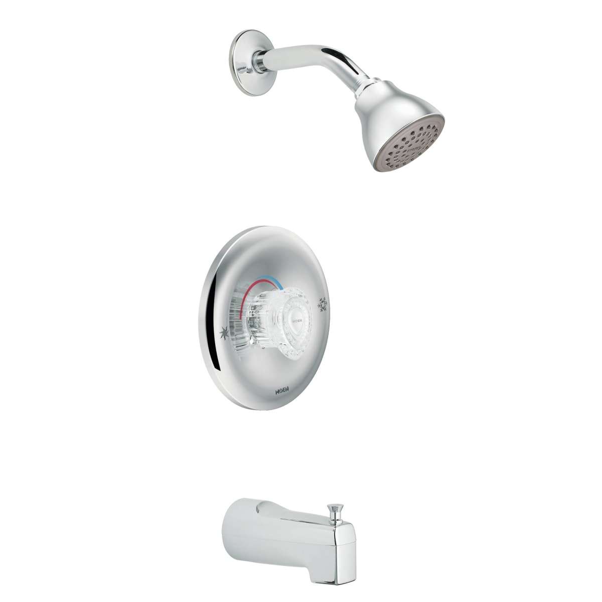 MOEN Collection One-Function Shower Head 6303, 2.5 GPM, Chrome