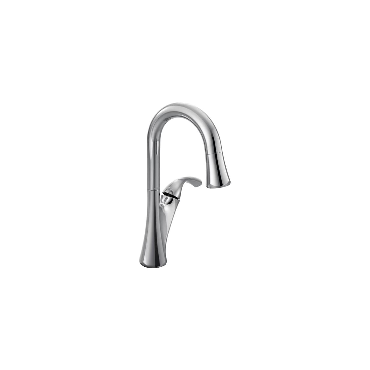 Moen 6124C Notch Pullout Spray High Arc Kitchen Faucet