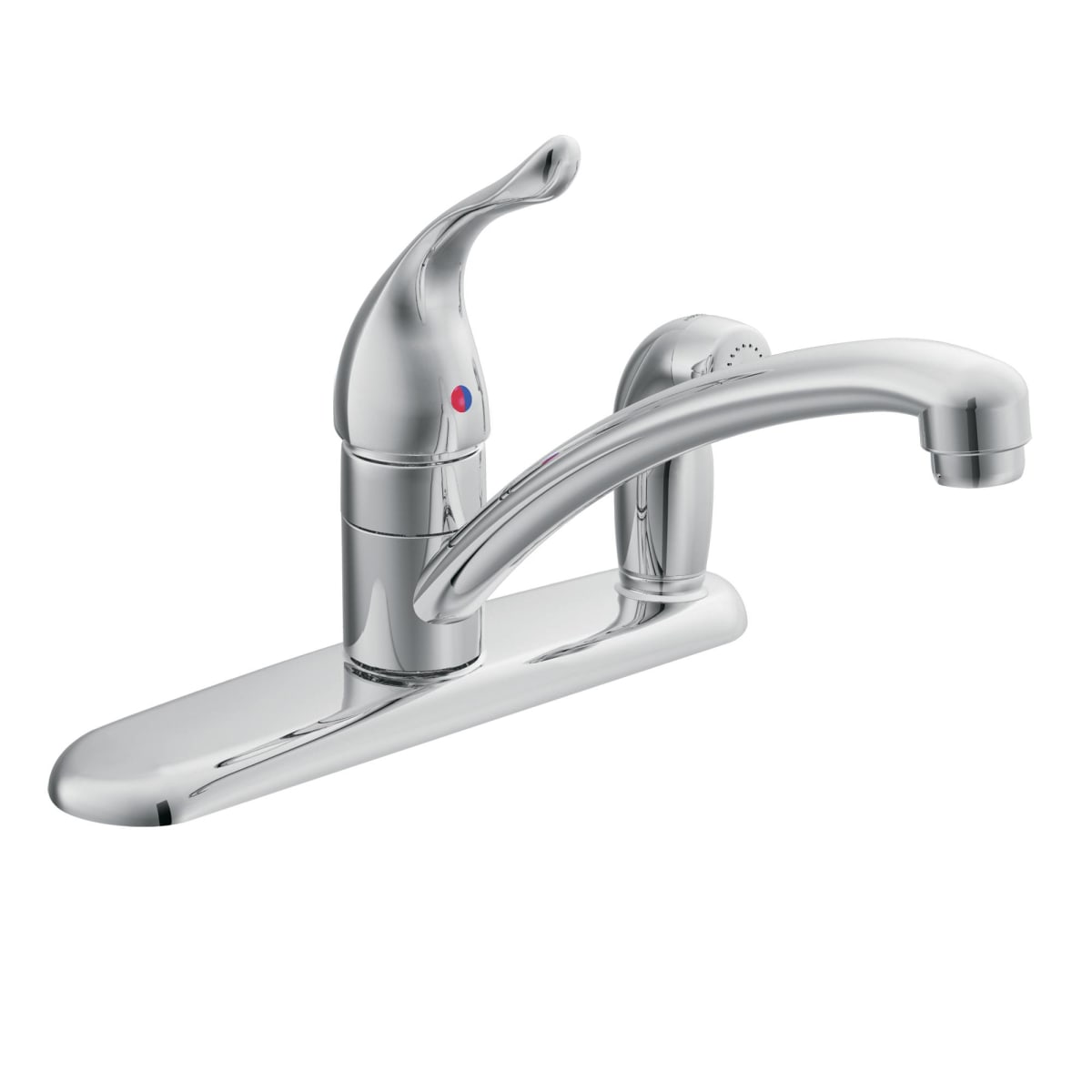 注目ブランド Kitchen Low-Arc Chateau 67434 Moen Faucet Sidespray with その他