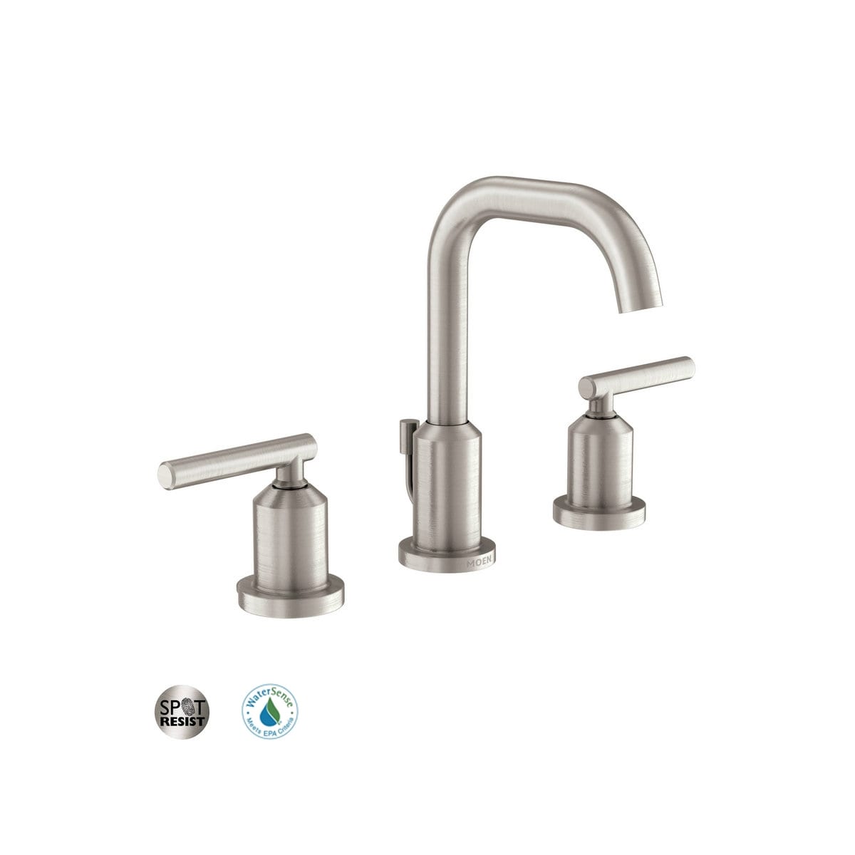 Moen 84229SRN Widespread Bathroom Faucet with PopUp Drain