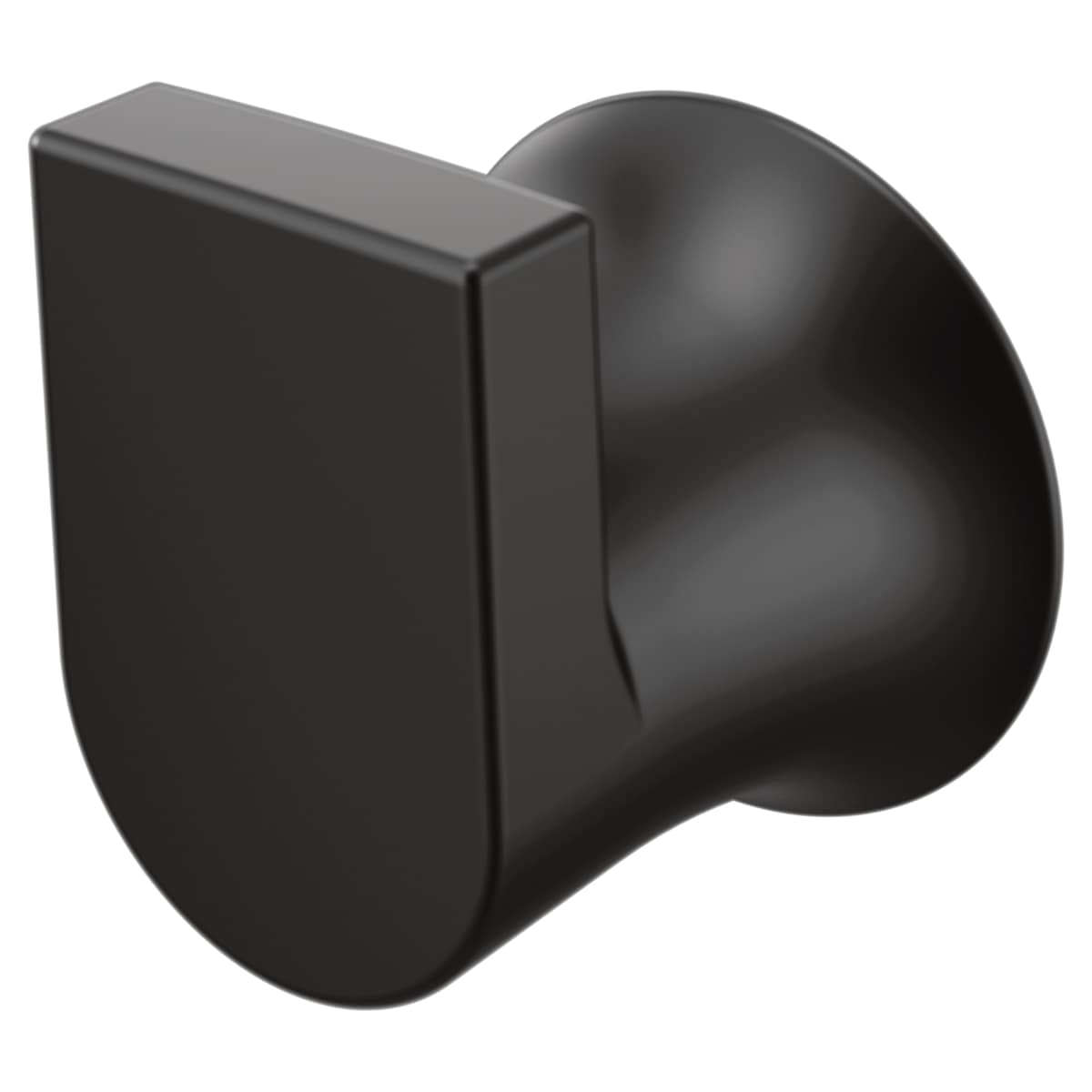 Moen Genta LX Single Robe Hook Matte Black Alternate Image Alternate Image Moen Genta LX Single Robe Hook