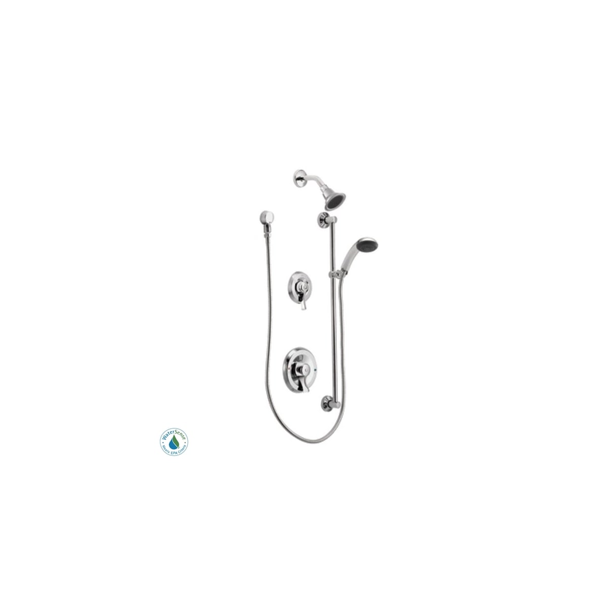 Moen Duschverkleidung M-Dura Posi-Temp – 1,5 Gpm, Gebürstetes Nickel, Für Kommerzielle Nutzung