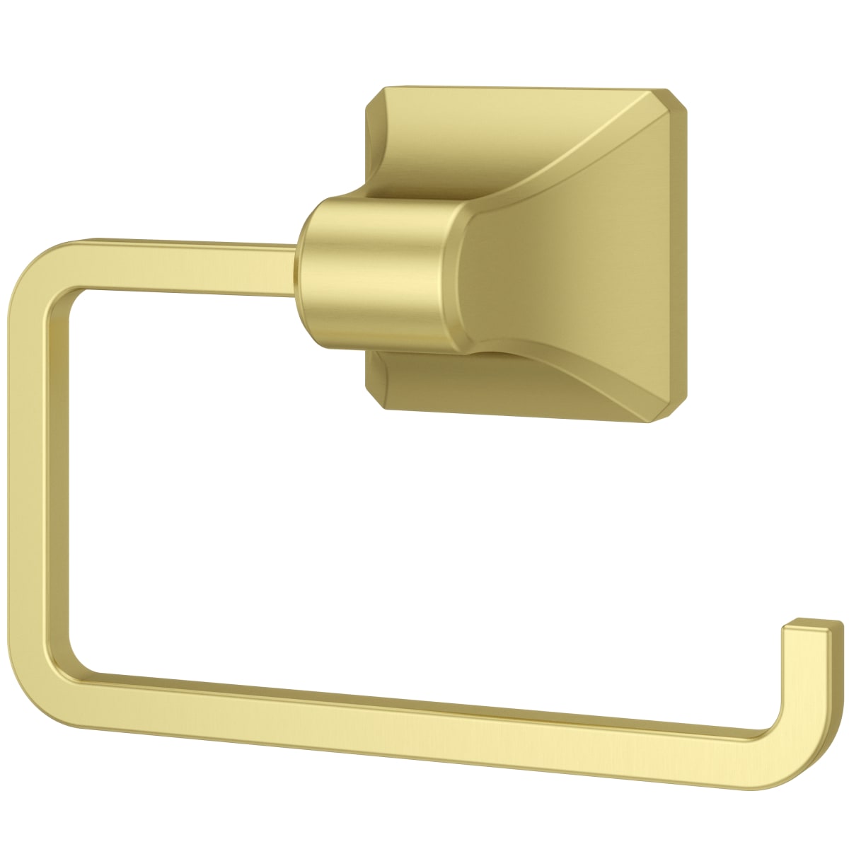 Price Pfister Pasadena Einpfosten-Toilettenpapierhalter – Gebürstetes Nickel, Höhe 8,6 Cm