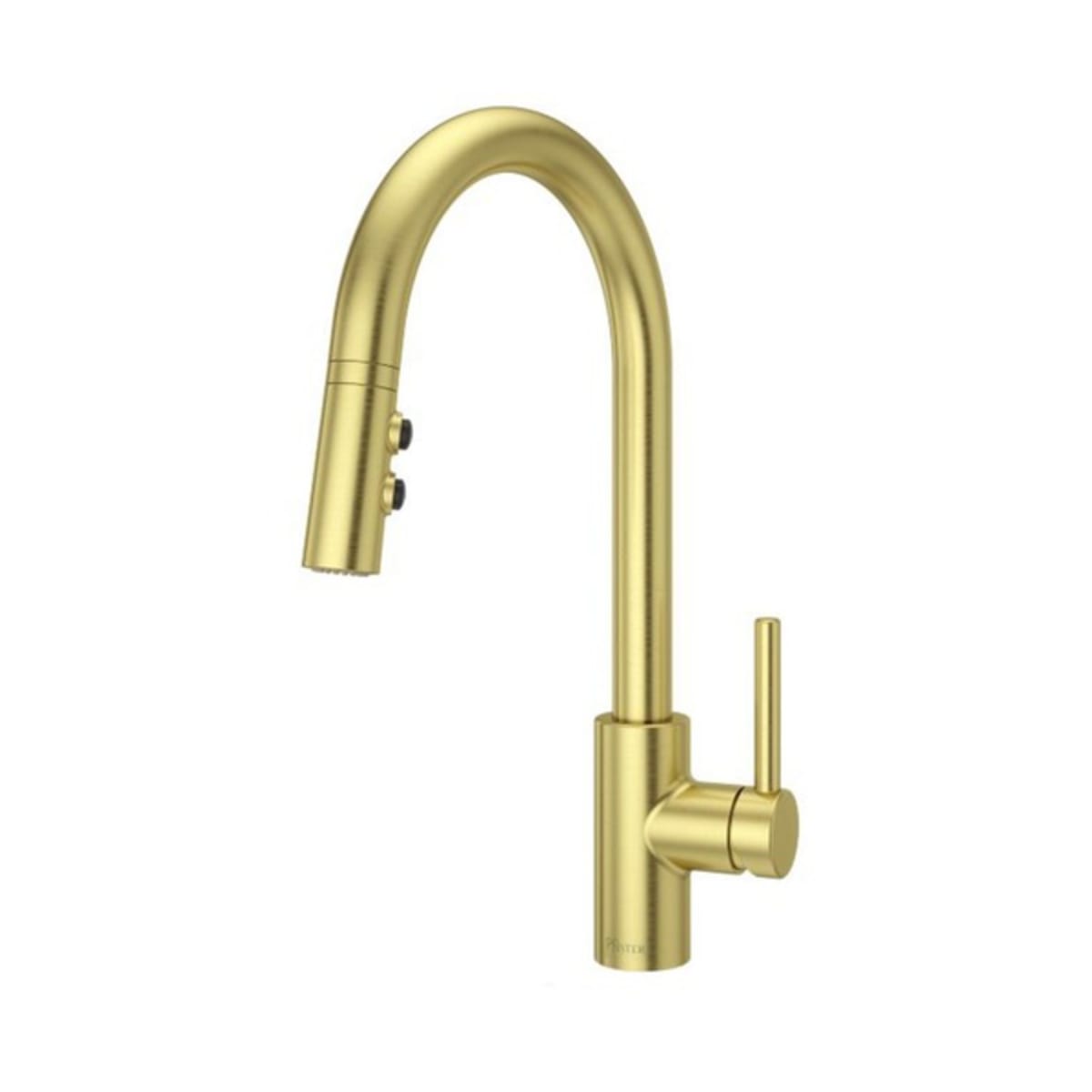 Pfister Kitchen Faucet – Single Hole Brushed Gold Sink Faucet With Modern Design - View #6