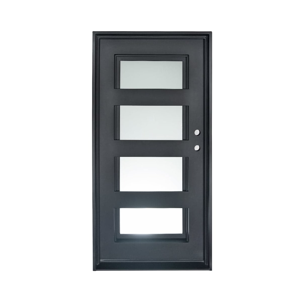 Pinkys Iron Doors KN-SF-3281-LHIS Knox Single Flat 32