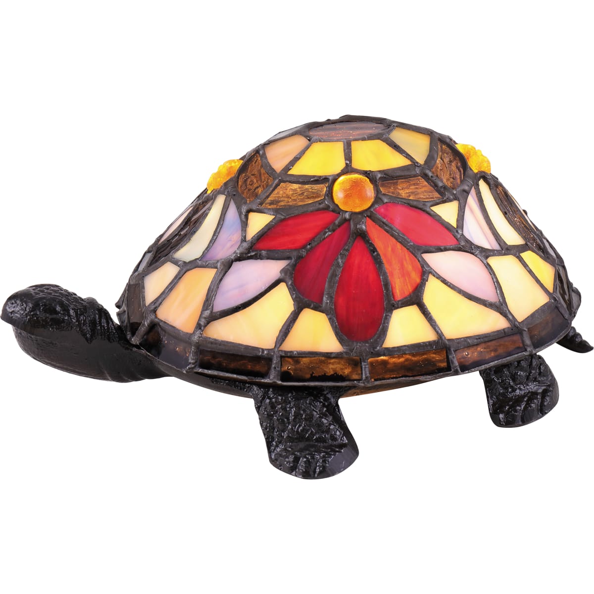 Quoizel 3.5-in Turtle Tiffany-Style Light Quoizel 3.5-in Turtle Tiffany-Style Light