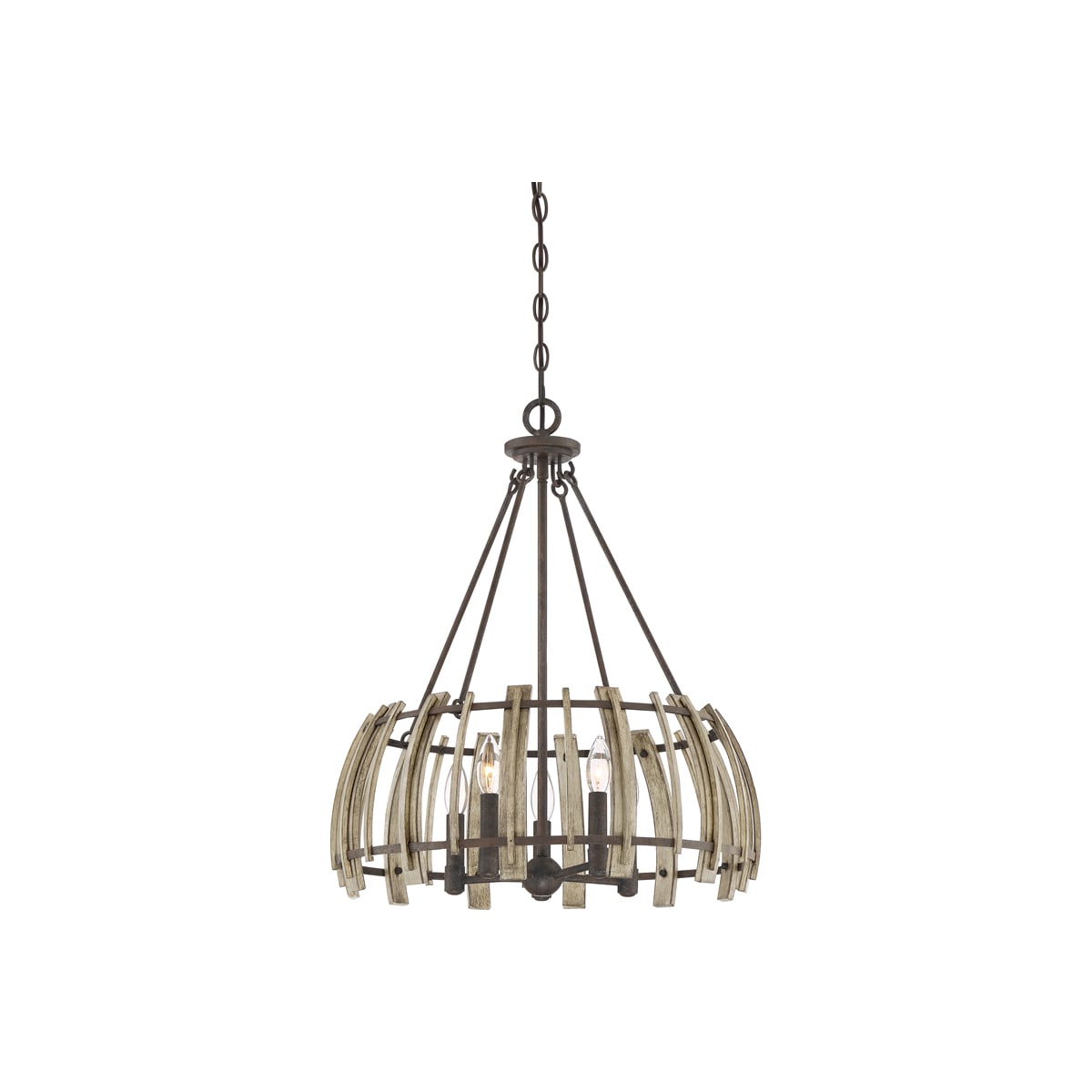 Quoizel WHL2821RK Wood Hollow 5 Light 20-3/4 Quoizel WHL2821RK Wood Hollow 5 Light 20-3/4