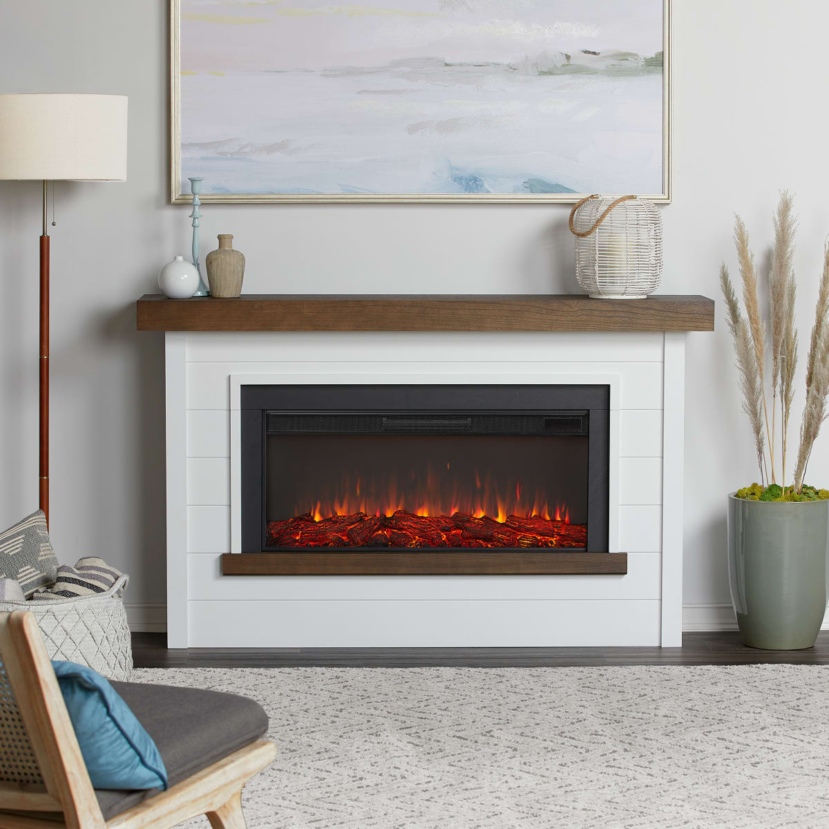 Real Flame 4220E-W Bernice 67 Wide 5,100 BTU Landscape | Build.com
