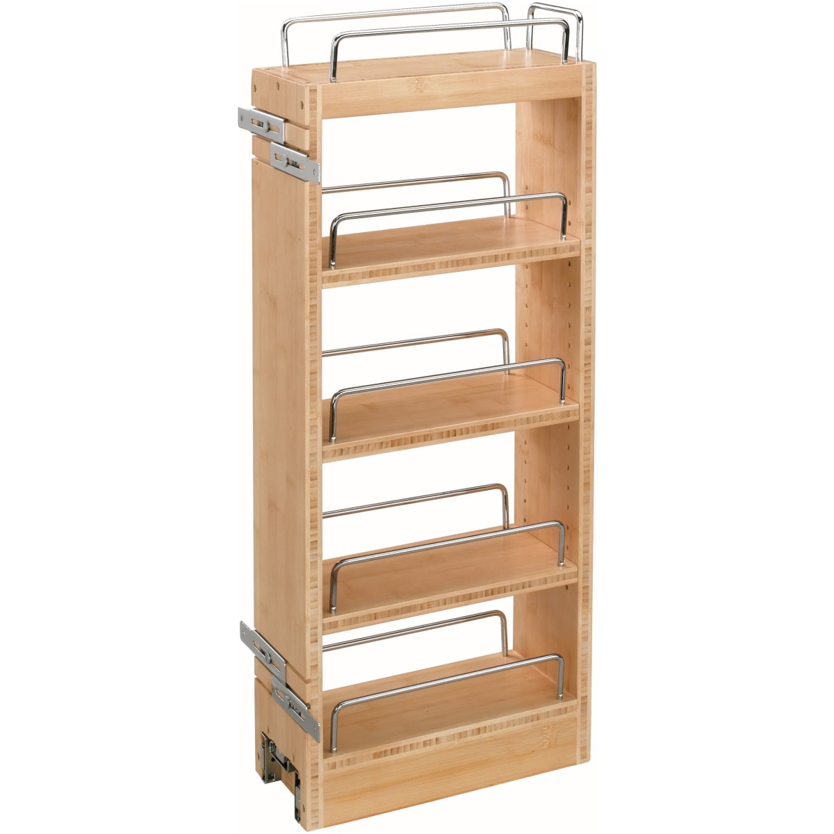 Rev-A-Shelf - 448UT-BCSC-8C - 8 in. Pull-Out Wood Base Cabinet Utensil Organizer