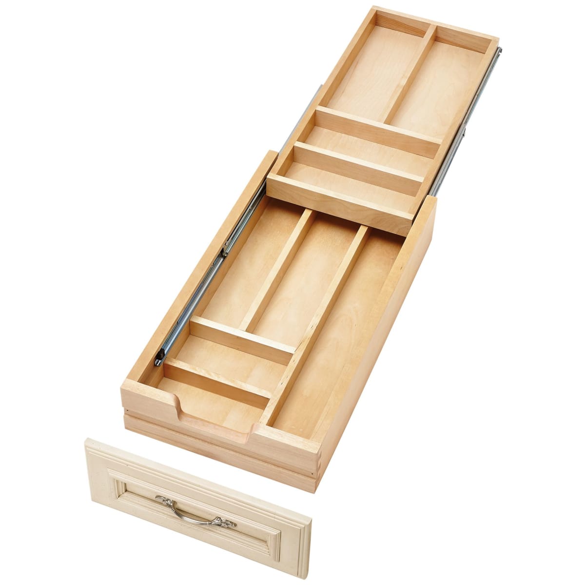 Rev-A-Shelf 4WDKB-1 / Double Knife Block Drawer Insert-Wood