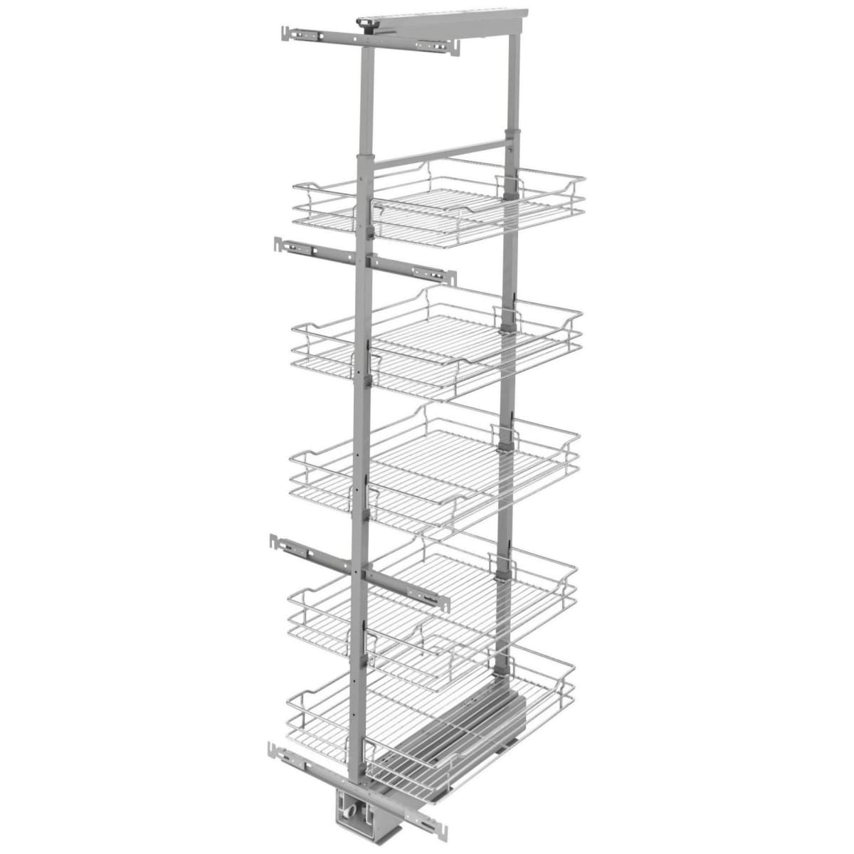 14 Inch Deep Closet or Kitchen Cabinet Heavy-Gauge Wire Baskets w/  Full-Extension Slides by Rev-A-Shelf