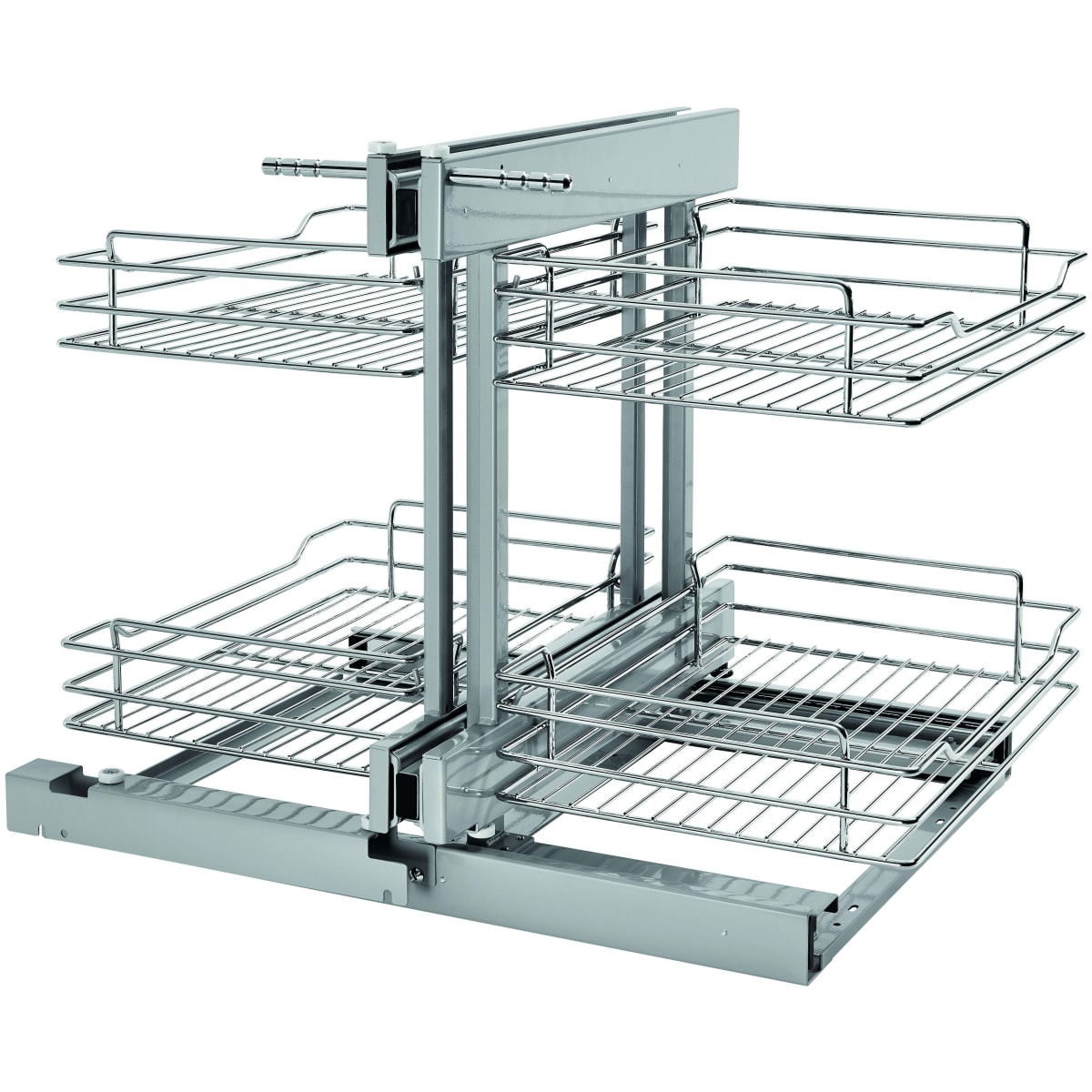 15 Double Pull-Out Wire Basket, 5WB2-1522-CR (Rev A Shelf)