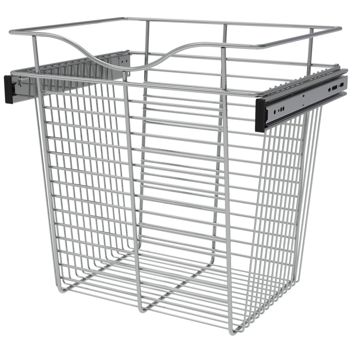 14 Inch Deep Closet or Kitchen Cabinet Heavy-Gauge Wire Baskets w/  Full-Extension Slides by Rev-A-Shelf