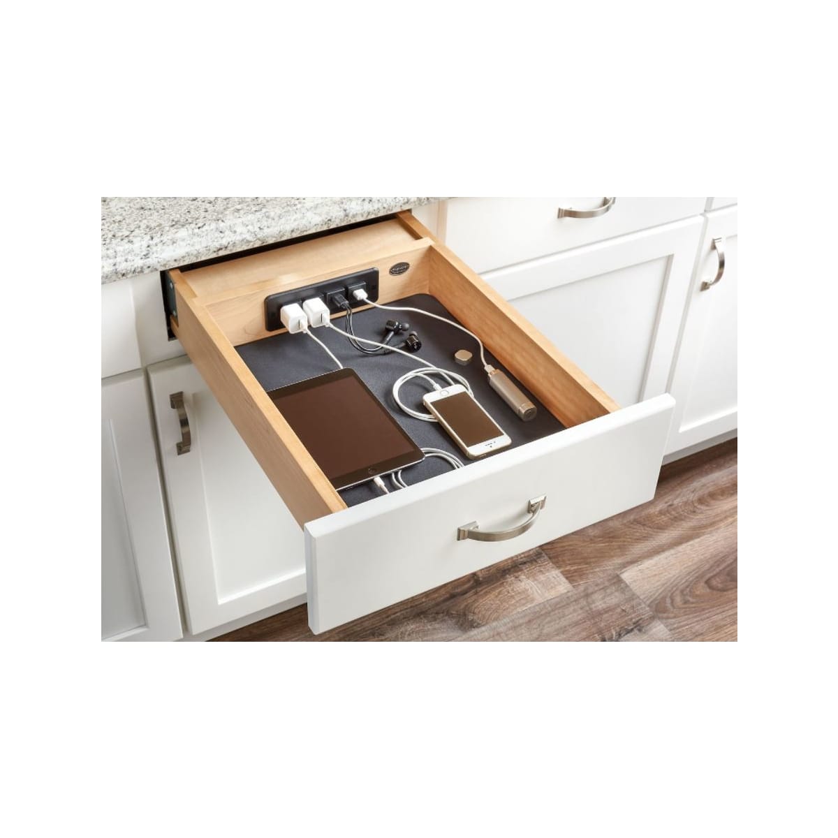 RevAShelf 4WCDB18HFLSC1 Face Frame Charging Drawer