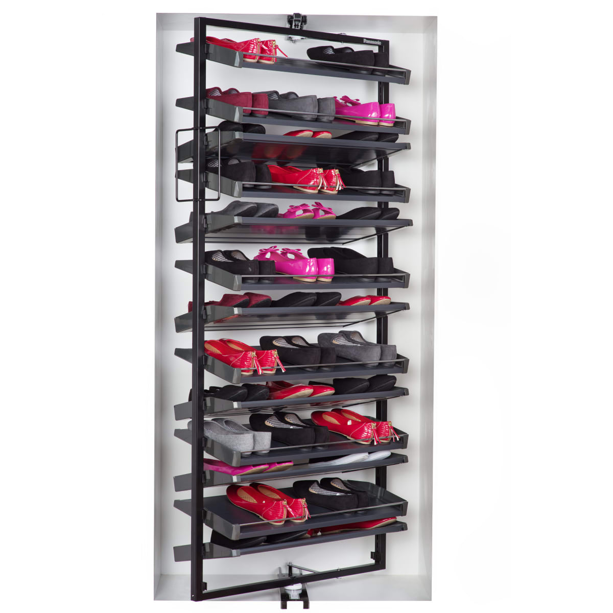 Hardware Resources Rsbr-5 61 Rotating Shoe and Boot Rack for Closet System