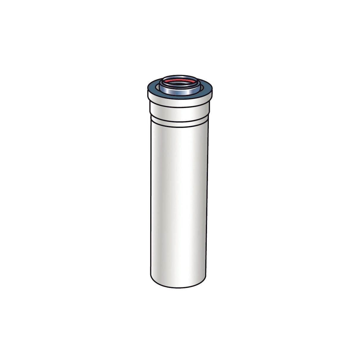 Rinnai 224053 39” Plastic Vent Pipe Extension for Non