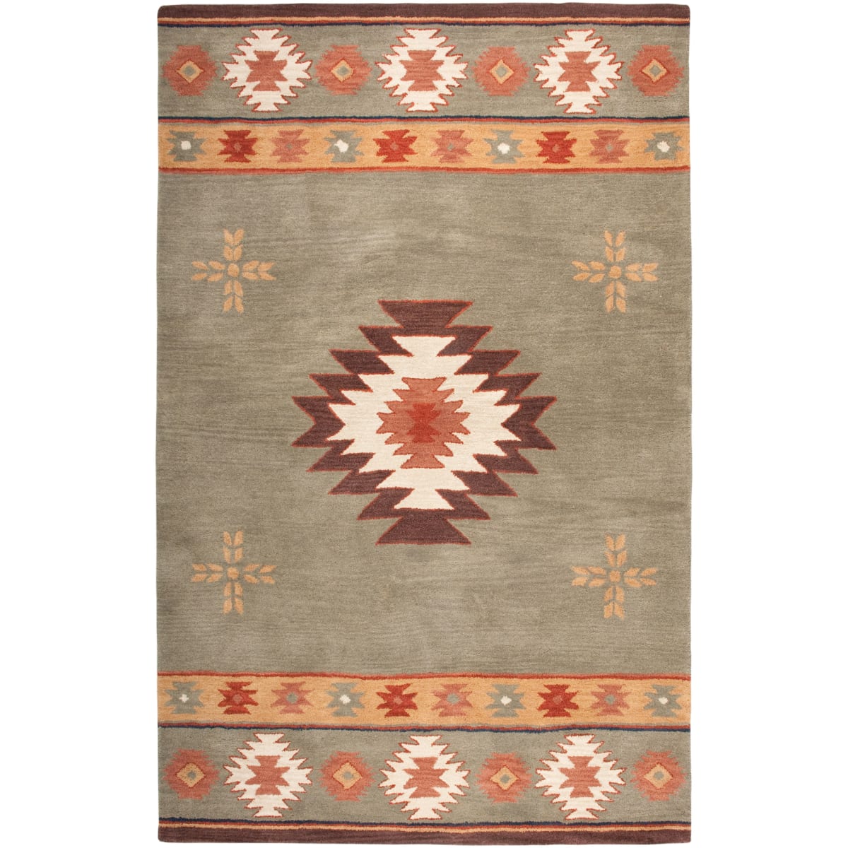 Rizzy Home SOWSU200800302608 Southwest HandTufted Wool