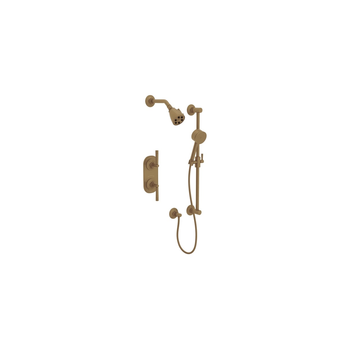 Rohl MBKIT25LMFB Graceline Thermostatic Shower Trim