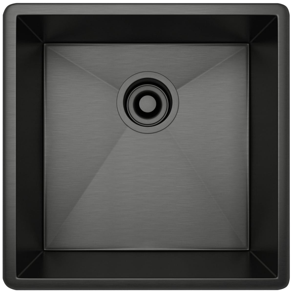 Rohl RSS1515BKS Forze 161/2" Undermount Single Basin