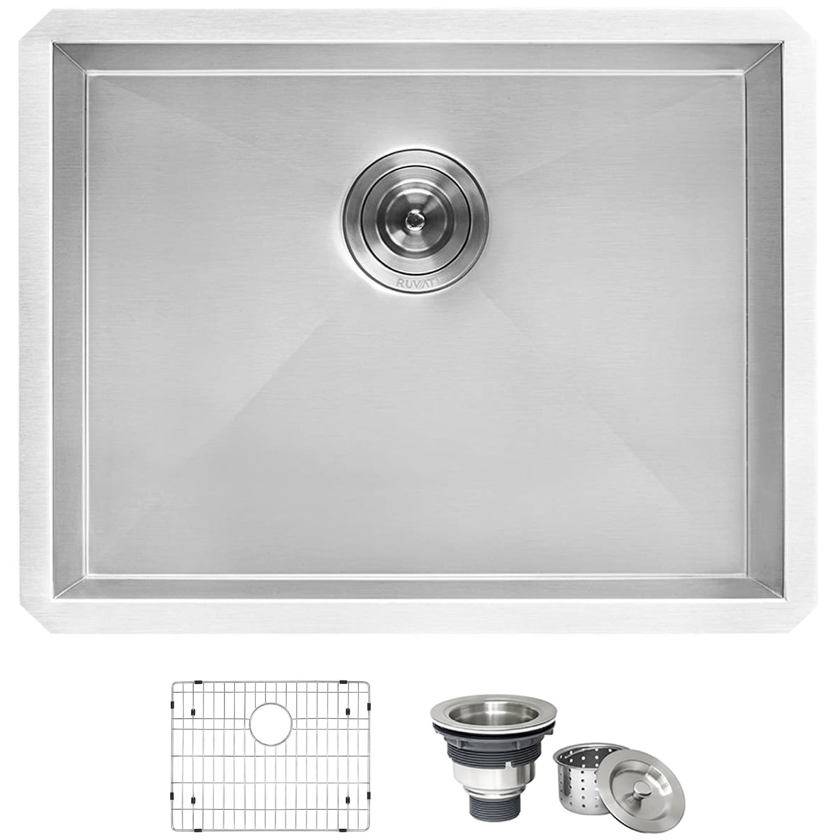 Ruvati RVU6100 Forma Single Basin Kitchen Sink with Basin