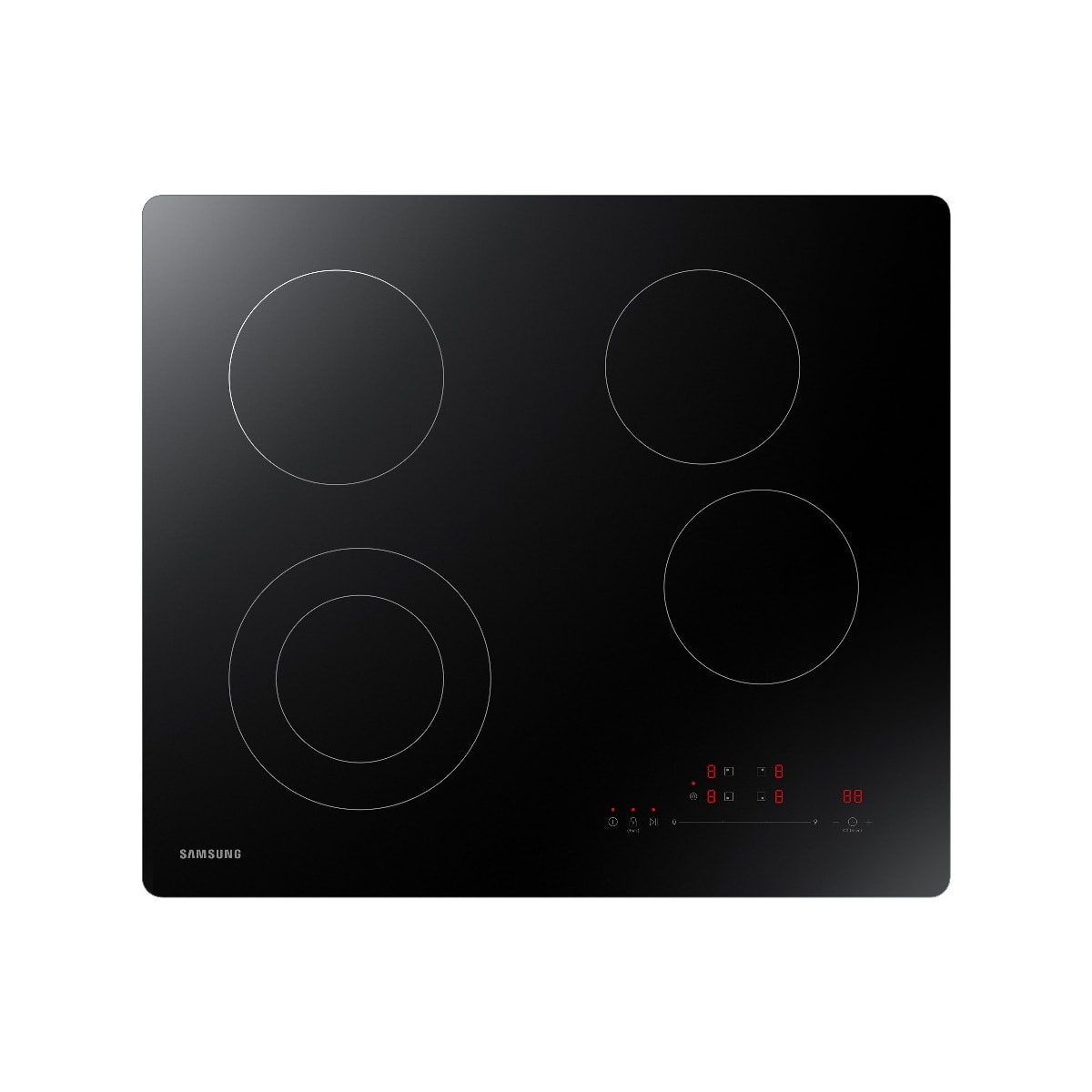 Samsung NZ24T4360RK 24 Inch Wide 4 Burner Electric Cooktop