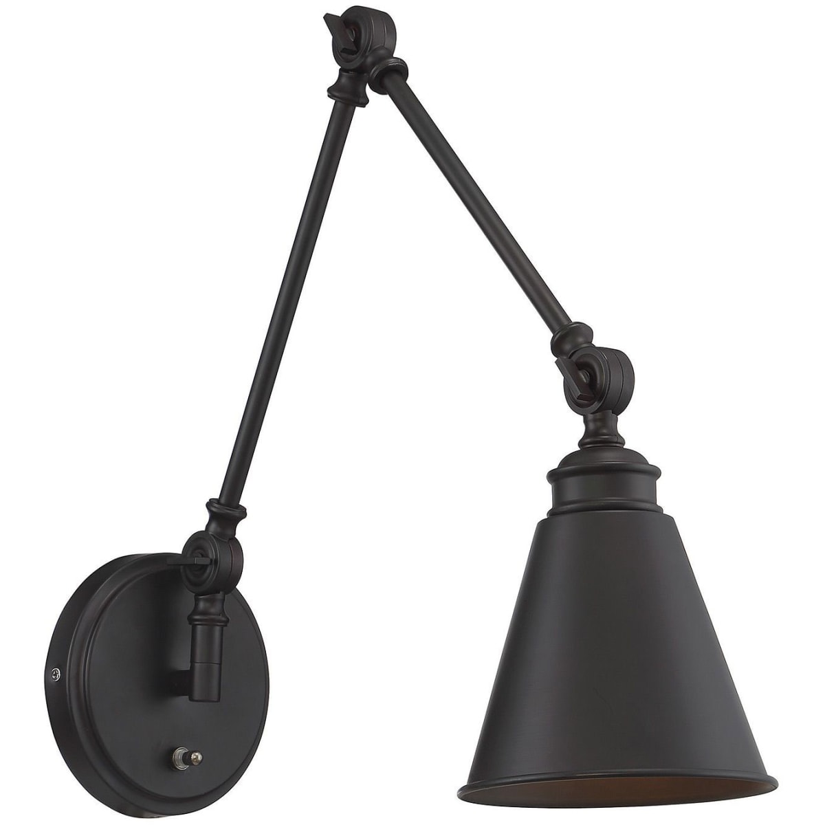 Savoy House Morland 1 Light Adjustable Sconce With Plug in English Bronze for sale online 