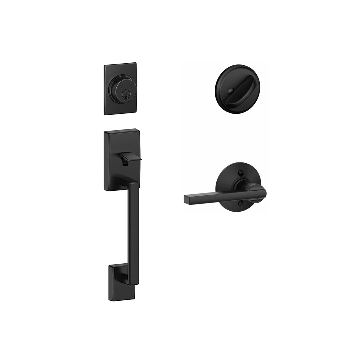 Schlage F60CEN622LAT Century Exterior Handle Set